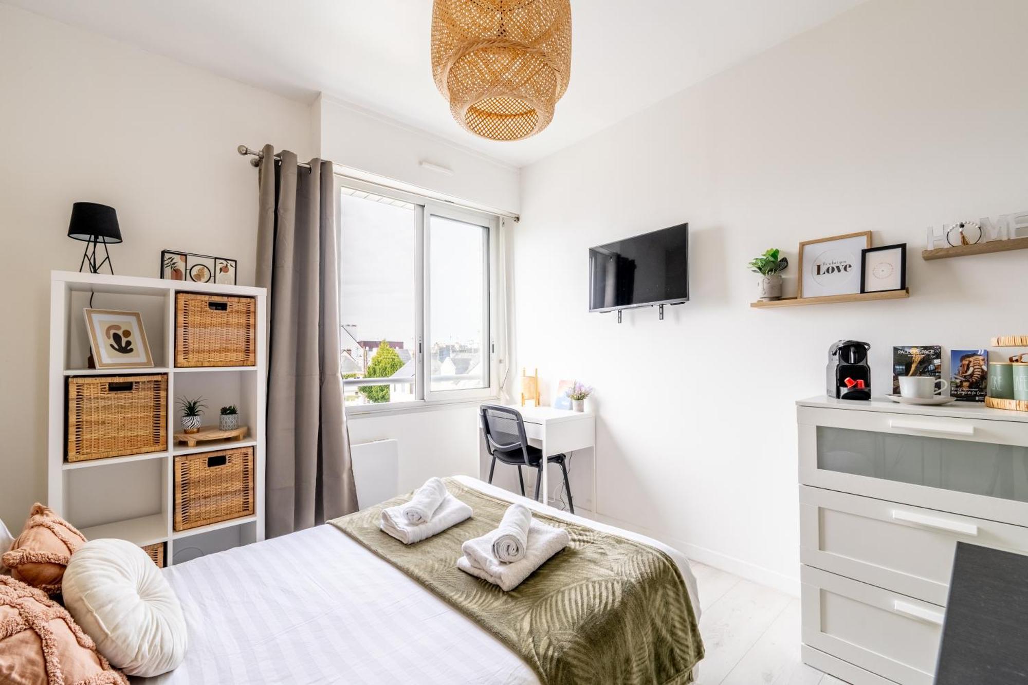 L'Oasis - Studio A 350M De La Mer & Du Centre Ville Saint-Nazaire  Esterno foto